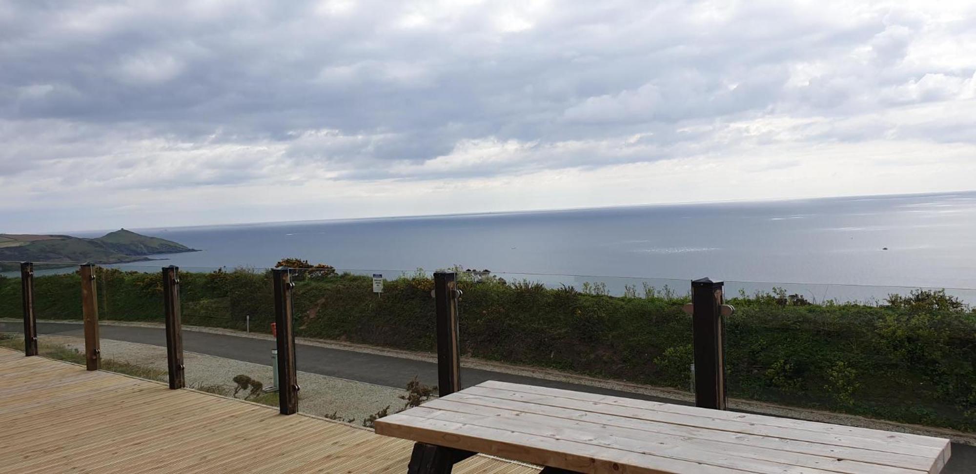 Sunset Sea View Chalet With Hot Tub Torpoint Dış mekan fotoğraf